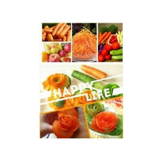 Vegetable Carrot Curler Steel Blade Sharpener Peeler Kitchen Gadget Slicer Tool