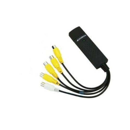 EasyCAP 4 Channel 4CH USB 2.0 DVR Video Audio Capture Adapter Card Win 7 8