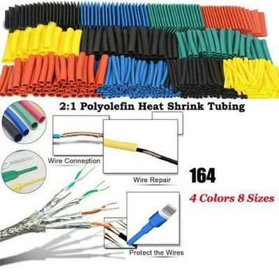 Heat Shrink Tubing Insulated Shrinkable Tube Wire Cable Sleeve Kit Electrical CA