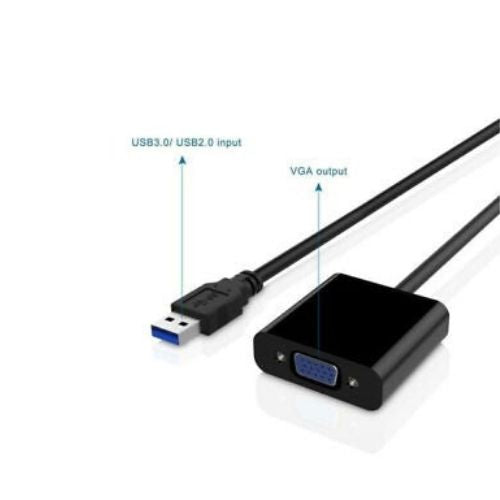 USB 3.0 to VGA Converter External Video Adapter Multi-Display Graphic Card