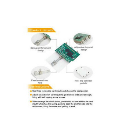 PCB Circuit Board Holder Soldering Platform Universal Adjustable Repair Clamp