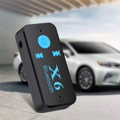 X6 Wireless Bluetooth 4.1 3.5mm AUX Audio Stereo Music Car Receiver Adapter US