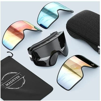 Durable Anti Fog Ski Snowboard Goggles With Magnetic Interchangeable Lens Unisex