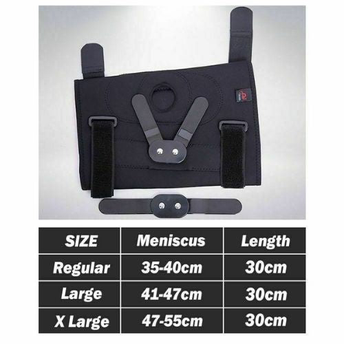 3 SIZES Double Metal Hinged Full Knee Brace Strap Adjustable Metal Knee Support