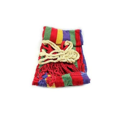 Camping Hammock Colorful Multifunctional Cotton Fabric Canvas Travel Hammocks