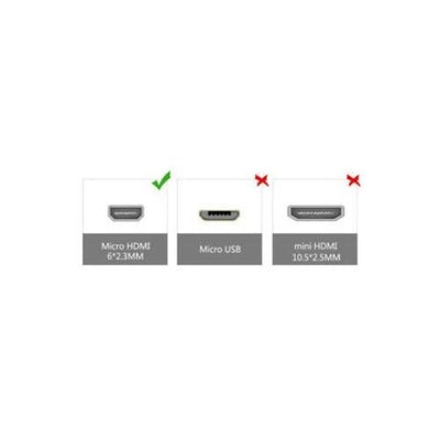 Premium Micro HDMI MicroHDMI To HDMI Cable 6 Ft For HD TV 6Ft 6F 1.8 Meter