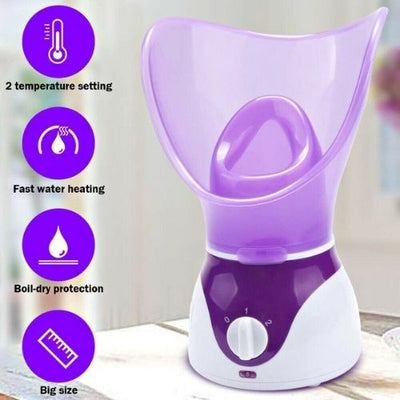 SPA Pores Steam Sprayer Skin Sauna Facial Face Nose Mist Hot Thermal Steamer CA