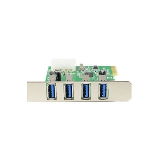 USB 3.0 PCI-E Card USB PCI Express HUB 4 Port Horizontal Connection