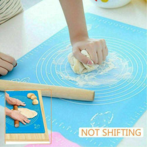 Large Non Stick Silicone Sheet Dough Fondant Baking Pastry Icing Rolling Mat Pad