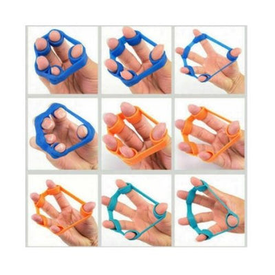 Finger Hand Exerciser Strengthener Carpal Relief Stretcher Resistance Grip Band