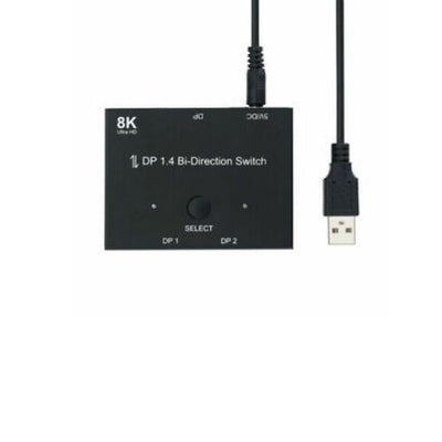 DP DisplayPort 1.4 Bi-Direction Switch Splitter Converter MST Hub 4K 8K