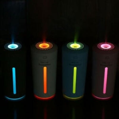 Portable Humidifier Cup Moisture Mobile USB Powered LED Night Light Humidifying