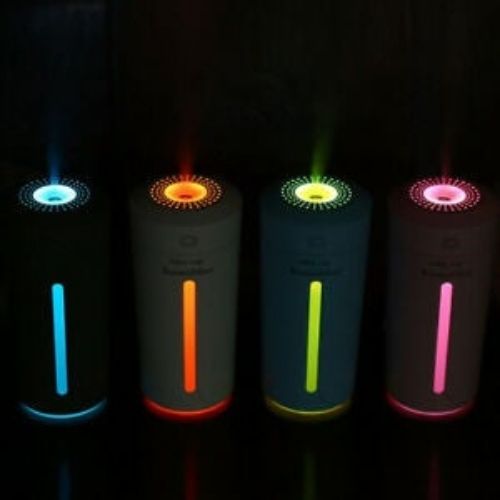 Portable Humidifier Cup Moisture Mobile USB Powered LED Night Light Humidifying
