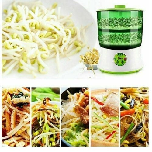 2-Layer Automatic Sprouts Machine Bean Large-Capacity Household Growing Sprouter