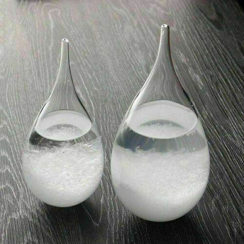 Storm Glass Weather Stations Water Drop Weather Predictor Creative Forecast CA