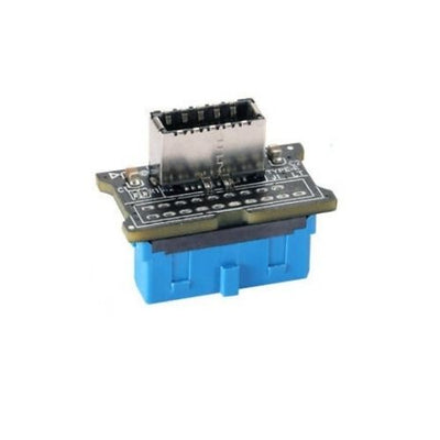 Vertical USB 3.1 Front Panel Socket Key-A Type-E to USB 3.0 20Pin Header Adapter