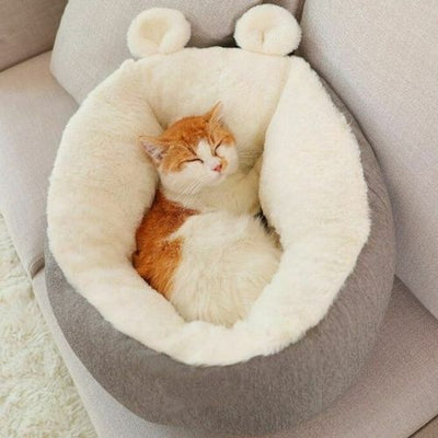 Puppy Cat Pets Soft Washable Bed Warm Cosy Round Cushion Sleeping Mat Cave Sofa