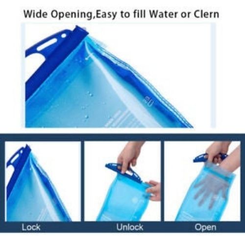 Hiking Hydration Bladder Bag Backpack Pack Water Reservoir Camping Fits 2L