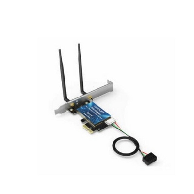 Dual Band AC 1200M PCI-E Card Wireless Bluetooth Adapter Dongle Low Profile