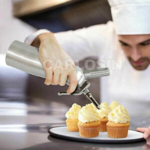 500ml Cream Whipper Whipped Dispenser Tool Whip Foamer Dessert Maker Coffee CAD