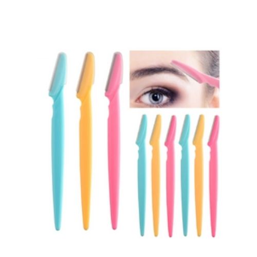 3X  Women Eyebrow Razor Trimmer Face Hair Removal Safety Shaper Shaver Tool CA