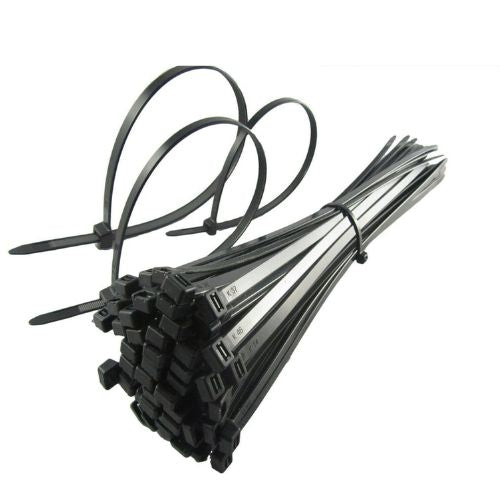 100 Pack Plastic Cable Ties Widened Adjustable Suitable Ultra Strong and Durable