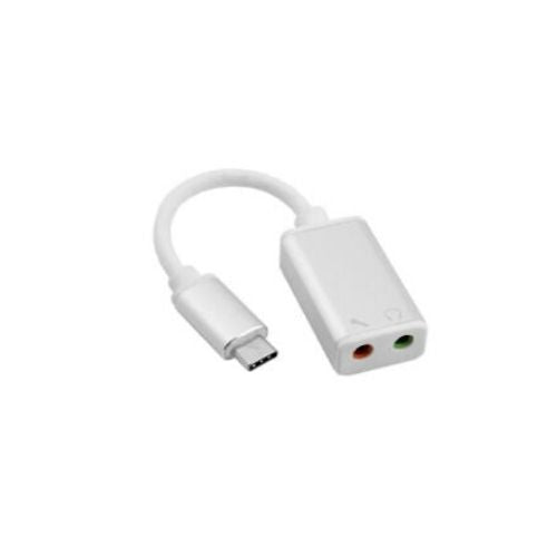 USB 3.1 Type-C to 3.5mm Audio Speakder Microphone Female Adapter