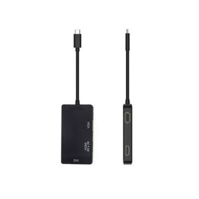 USB-C to HDMI / DVI / VGA Converter Video Adapter 4K x 2K