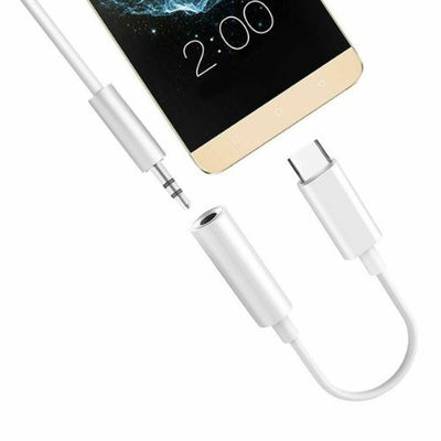 USB C Type C to 3.5mm Male Headphone Jack in Aux Cable Lead Audio Stereo Adapter