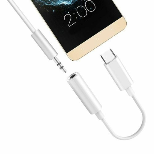 USB C Type C to 3.5mm Male Headphone Jack in Aux Cable Lead Audio Stereo Adapter