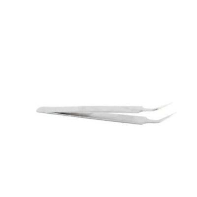 15cm Precision Stainless Steel Tweezers Curved Straight Forceps Hand Repair Tool