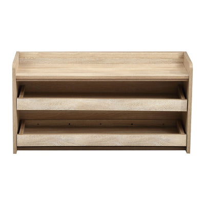 Rustic Entryway Storage Bench