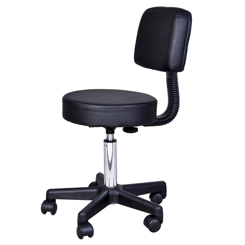 Hydraulic Salon Rolling Stool Tattoo Facial Massage Spa Chair Height Adjustable