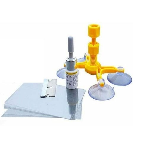 Automotive Glass Nano Repair Fluid Car Windshield Screen Resin Crack Tool Kit