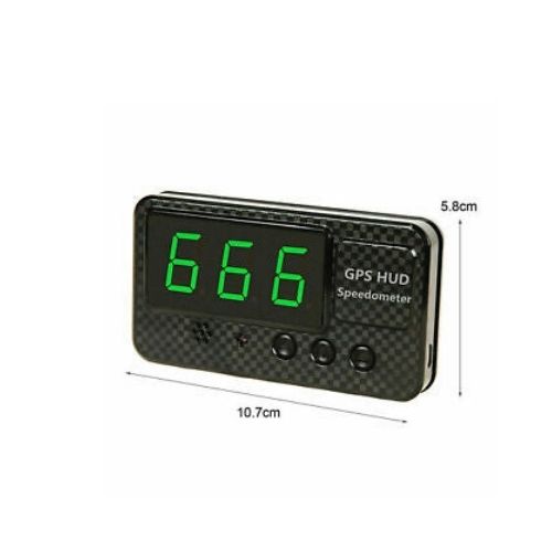 Universal GPS HUD Digital Head Up Display Car Speedometer Speed Warning Alarm CA