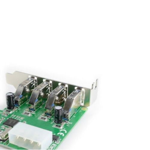 USB 3.0 PCI-E Card USB PCI Express HUB 4 Port Horizontal Connection