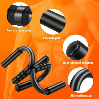 New Push Up Bars Exercise & Fitness Stands Strength Training Workout Equipment
