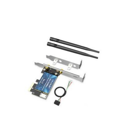 Dual Band AC 1200M PCI-E Card Wireless Bluetooth Adapter Dongle Low Profile