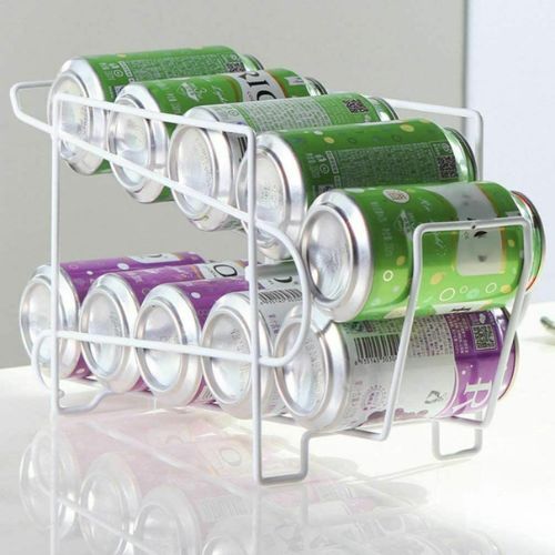 Can Dispenser Rack Holder Kitchen Storage Fridge Organiser Cupboard Pantry Shelf