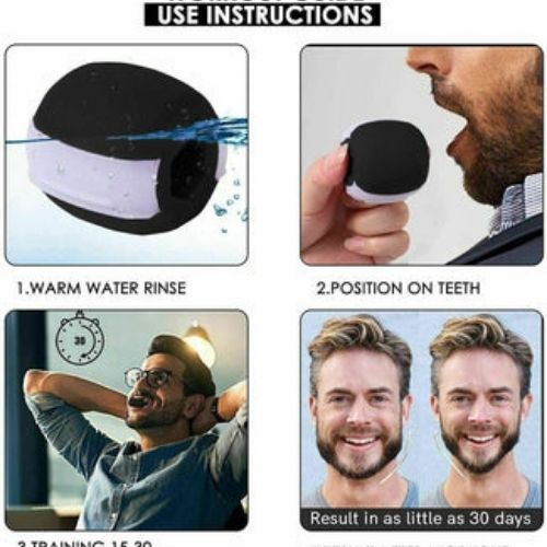 Jawline Exerciser Jawlineme Exercise Fitness Ball Neck Face Toning Chin Beauty