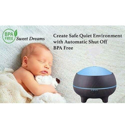 Essential Oil Diffuser Humidifier with Bluetooth Speaker Pure Aromatherapy LED