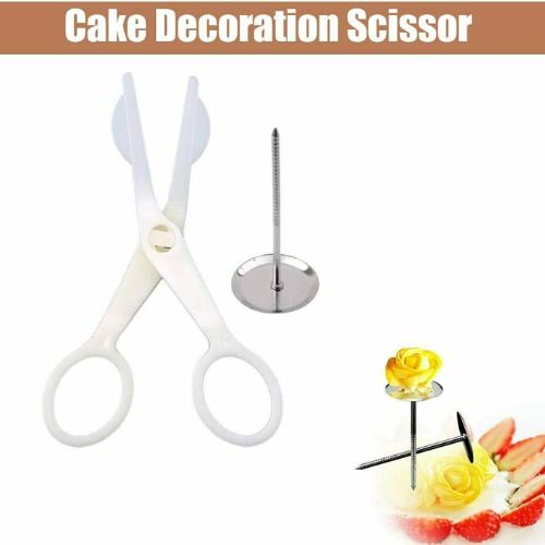 22Pc Russian Piping Flower Frosting Tips Nozzles Silicone Bag Decoration Scissor