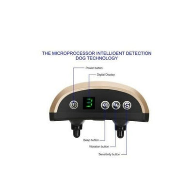 Anti Bark Dog Collar Rechargeable Waterproof Beep Sound Vibration