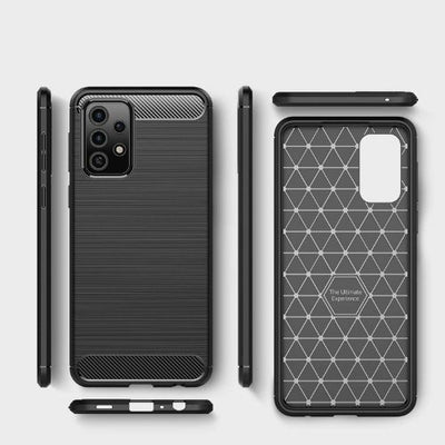 For Samsung Galaxy A52 5G Case - Carbon Fiber Shockproof Soft Back Cover