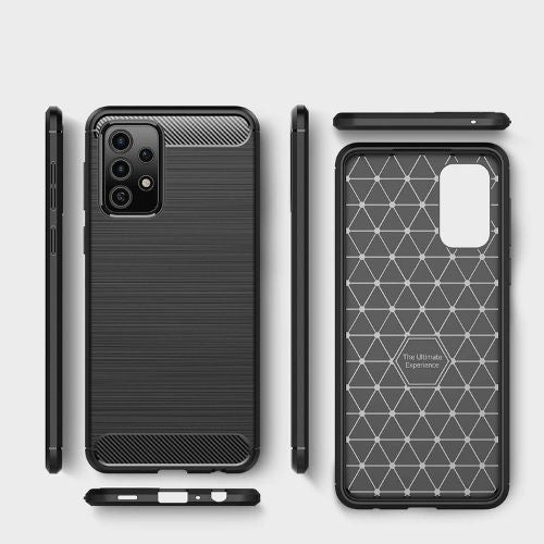 For Samsung Galaxy A52 5G Case - Carbon Fiber Shockproof Soft Back Cover
