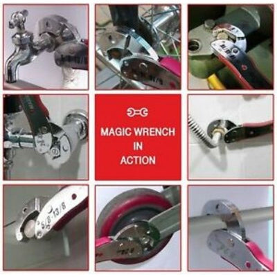 9-45mm Adjustable Magic Wrench Multi-function Universal Spanner Plumbing Plumber