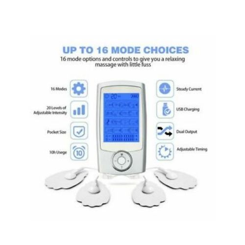 Pain Relief Tens Electrotherapy Machine Muscle Stimulater Electric Shock Therapy