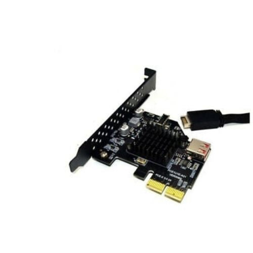 PCIe to USB 3.1 Type E Front Panel Socket Adapter Card Express for Motherboard