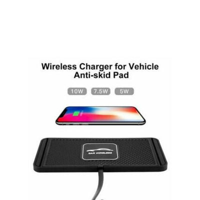Qi Car Wireless Charger Pad Phone Fast Charging Mat Non-Slip for iPhone Samsung