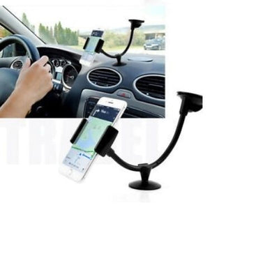 Extra Long Arm Car Windshield Phone Holder Suckion Cup Car Holder Stand